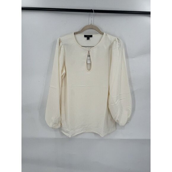 J. Crew NEW Women XS Tall Minimalist Keyhole Top Preppy Casual Summer Breathable - Picture 1 of 10